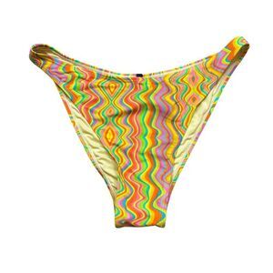 Brand new without Tags Kendall + Kylie Multicolored Bikini Bottom‎ Size Large